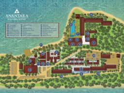 Anantara Kalutara Resort - Overview layout of the whole resort