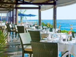Culinary delights - Enjoy various delicacies with a wonderful view to the ocean.